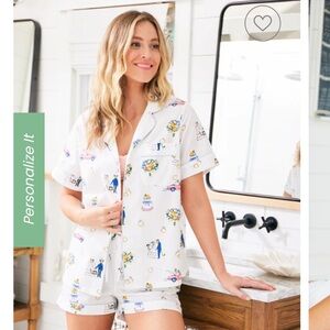 Printfresh Short PJ Set in Happily Ever After Large